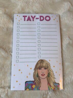 Taylor Swift TAY-DO List Notepad 50 Pages 5x8 To-Do List Memo Pad New